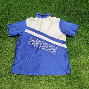 Vintage 90s Wallkill Panthers Shirt Women L 21x24 Blue White